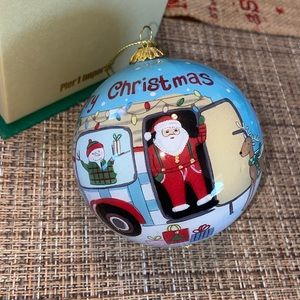 Pier 1 Christmas Ornament Li Bien Santa Camper Limited 2018